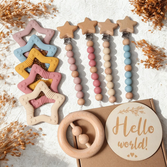 Baby Geschenkset mit Stern-Motiv | maluvi