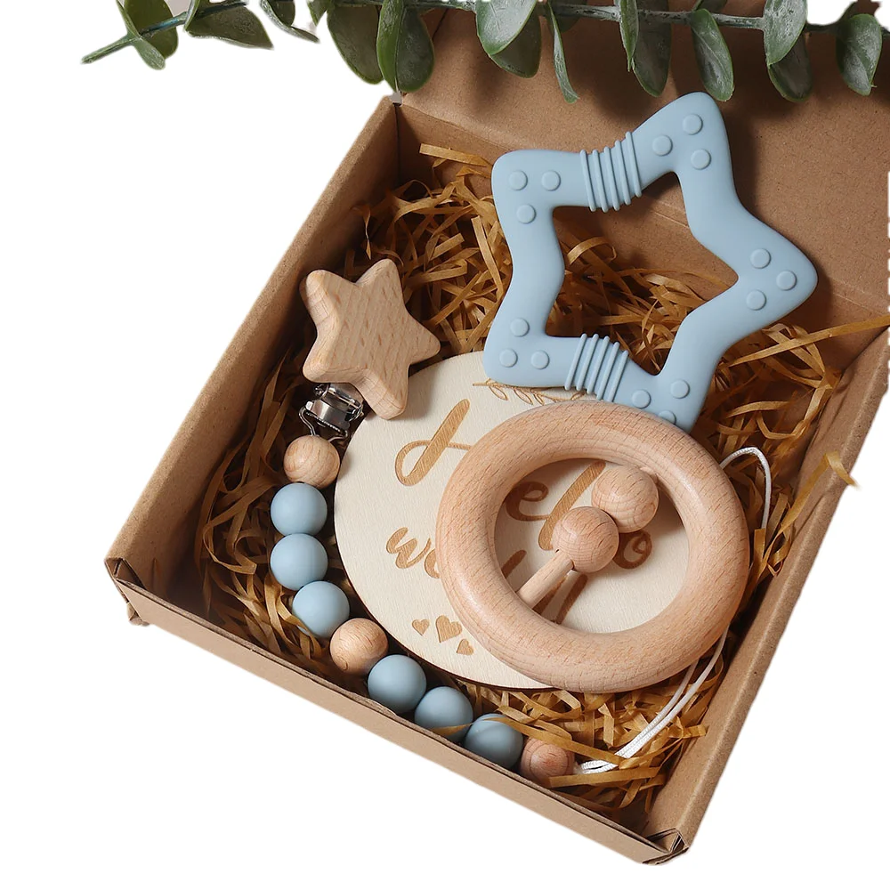Baby Geschenkset mit Stern-Motiv