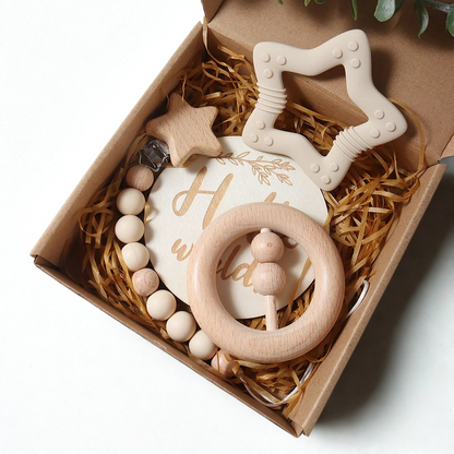 Baby Geschenkset mit Stern-Motiv | maluvi