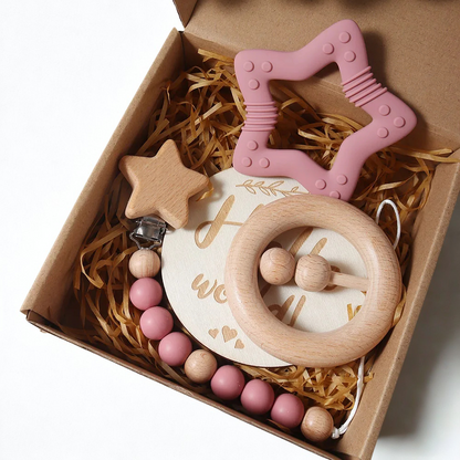 Baby Geschenkset mit Stern-Motiv | maluvi