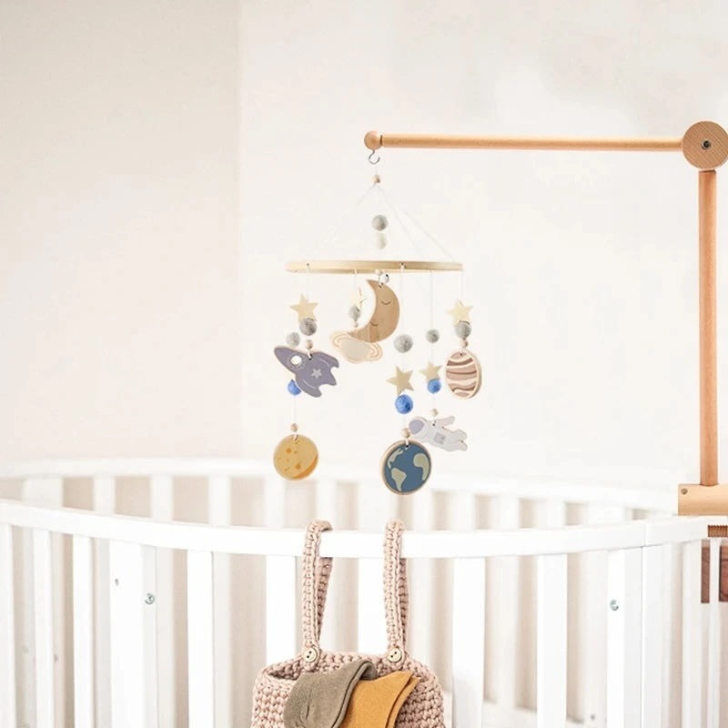 Holzhalterung für Baby-Mobile – Natürlich, stabil & stilvoll