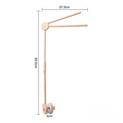 Holzhalterung für Baby-Mobile – Natürlich, stabil & stilvoll