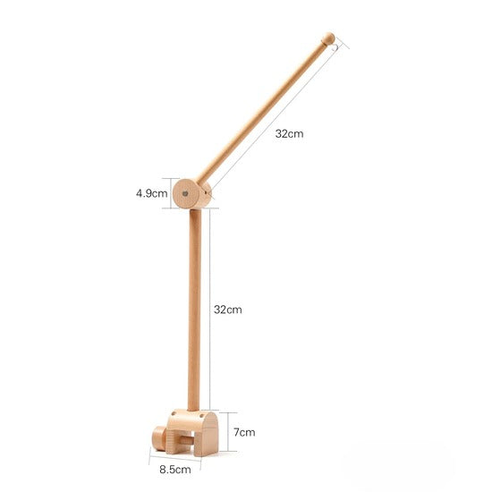 Holzhalterung für Baby-Mobile – Natürlich, stabil & stilvoll