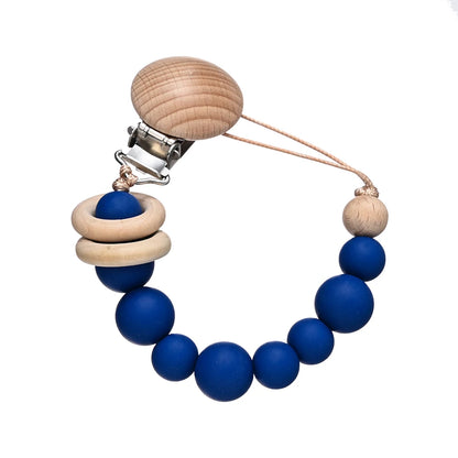 Schnullerkette aus Silikonperlen in Pastell – Weich, sicher & stilvoll für dein Baby