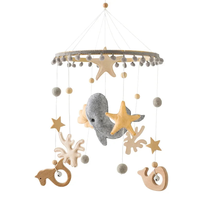 Baby Mobile - Niedliche Mobile aus Filz & Holz