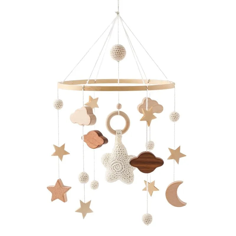 Süße Baby-Mobile aus Holz – Astronaut, Tiere & mehr