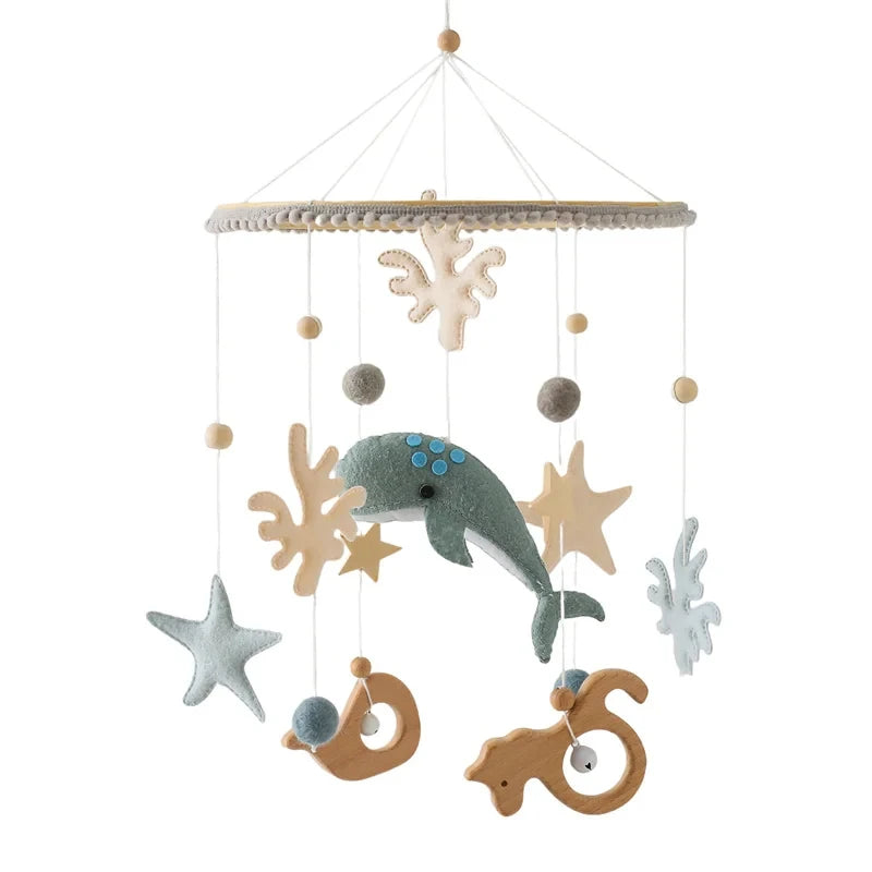 Baby Mobile - Niedliche Mobile aus Filz & Holz