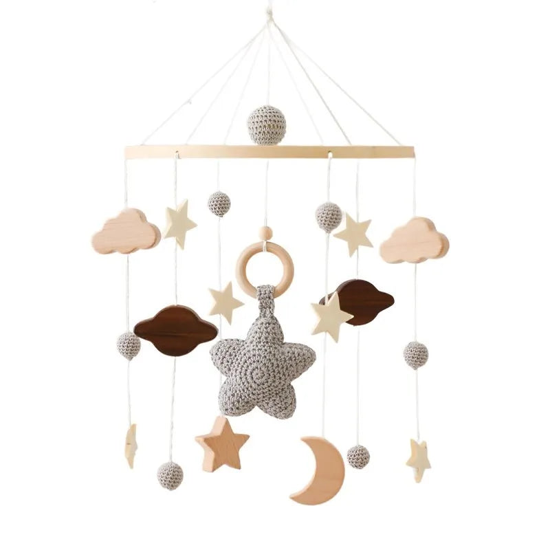 Süße Baby-Mobile aus Holz – Astronaut, Tiere & mehr