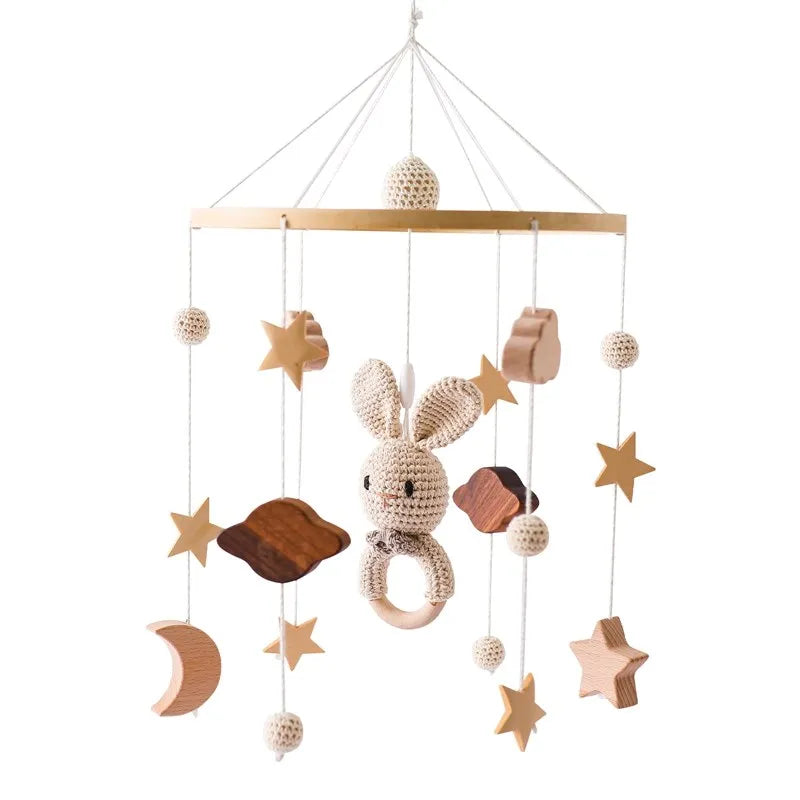 Süße Baby-Mobile aus Holz – Astronaut, Tiere & mehr