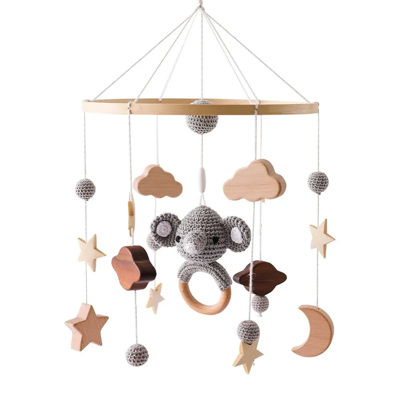 Süße Baby-Mobile aus Holz – Astronaut, Tiere & mehr