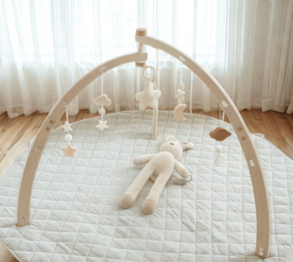 Spielbogen Gestell aus Holz – Natürlich, stabil & perfekt für dein Baby